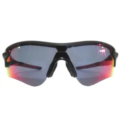 新品同様 OAKLEY オークリー RADARLOCK PATH レーダーロック パス ワンレンズ スポーツサングラス OO9206-06 ブラック×レッド メンズ 古着 中古 USED
