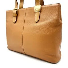 ✨良品✨ BURBERRY バーバリー トートバッグ ハンドバッグ ショルダーバッグ レザー 革 ベージュ 肌色 ブラウン 茶色 ゴールド金具 ノバチェック ユニセックス 男女兼用 メンズ レディース