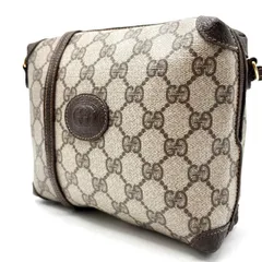 ✨良品✨ GUCCI グッチ ショルダーバッグ トートバッグ ワンショルダーバッグ GG柄 pvc レザー 革 ベージュ 肌色 ブラウン 茶色 ユニセックス 男女兼用 メンズ レディース