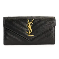 サンローラン パリ 財布 長財布 SAINT LAURENT PARIS 372264 BOW01 1000 NERO 【MONOGRAMME】 【お取り寄せ】のサムネイル