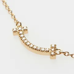 ティファニー TIFFANY ネックレス Tスマイル ミニ ペンダント 62617691 63843407 18K ダイヤモンド 0.03ct ゴールド 【お取り寄せ】のサムネイル