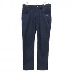 カッパ パンツ ネイビー 裏起毛 ロゴ刺しゅう  メンズ M ゴルフウェア Kappa