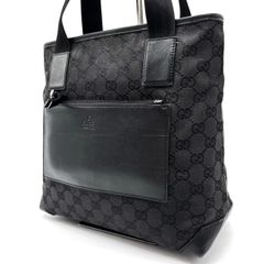 GUCCI GGキャンバス シェリーライン レザー トートバッグ - メルカリ