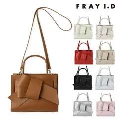 【新作10%OFF】 【即納】フレイアイディー FRAY I.D バッグ 25秋冬 【ルエル】リボンミドルバッグ ハンドバッグ ショルダーバッグ リボン fwgb259301
