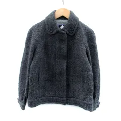ジェイクルー J.CREW ジャケット ステンカラー ミドル丈 0 XS チャコールグレー /HO24のサムネイル