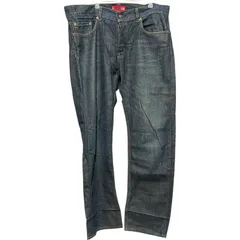 Z1608Levi's リーバイス538 デニムパンツ☆タグ牛革 W36L32大きいサイズ メンズ 青 ネイビー ブルー