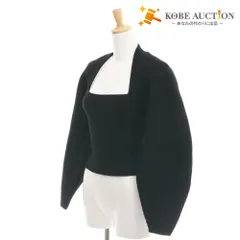 【美品】alexanderwang ブラック　ニット　セーター オフショルダー 美品】alexanderwang ブラック ニット セーター オフショルダー