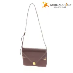 ■ Cartier カルティエ マストライン ショルダーバッグ ハンドバッグ 鞄 レディース 赤茶系 ギャランティカード付