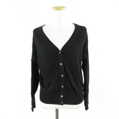 シンプリシテェ SIMPLICITE カーディガン 長袖 黒 *A733