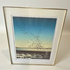 平山郁夫「流沙浄土変」複製画 日本画 名作 シルクロード 額装