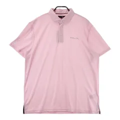 サイズ：XL RLX ラルフローレン  半袖ポロシャツ ドット柄 ピンク系 [240101558976] ゴルフウェア メンズ ストスト