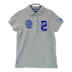 サイズ：0 PEARLY GATES パーリーゲイツ  半袖ポロシャツ ワッペン  グレー系 [240101563344] ゴルフウェア レディース ストスト