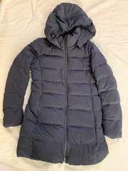 W10)UNIQLO　ストレッチダウン　ネイビー 紺色