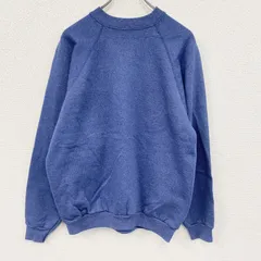 古着 used　～90s　Tultex　タルテックス　スウェット/トレーナー　ヴィンテージ　無地　青　ブルー　Lサイズ
