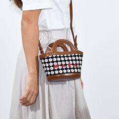 マルニ MARNIトロピカリア マイクロ フラワー ショルダーバッグ 