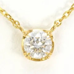 4℃　K18YG　ネックレス　necklace　ダイヤ　総重量約1.2g　約39cm
