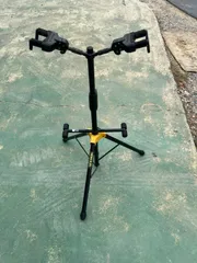 メ058 HERCULES ギタースタンド GS422B PLUS ハーキュレス 2本掛け