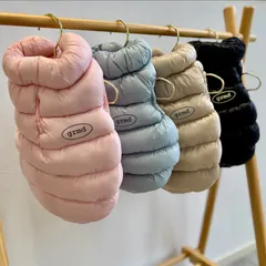 【grmd】ポーチ付きダウンベスト(4color)