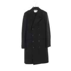 サンローランパリ SAINT LAURENT PARIS ブラック ウール コート ダブルブレスト レディース Used Aのサムネイル