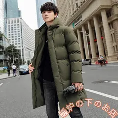 中綿コート メンズ ダウンジャケット ロング丈 ベンチコート フード付き アウター 大きいサイズ 厚手 防寒 防風 スリム 撥水 冬 通勤051525