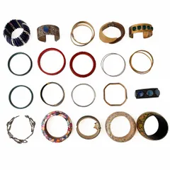 バングル ブレスレット 20本セット まとめ売りばら売り アンティーク風 アクセサリー【送料無料】【中古】25201113