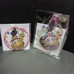 IdentityV 第五人格 〜休日のおでかけ〜 曲芸師 Mike 修正版(目) 缶バッチ デフォルメ アクリルスタンド 2種セット