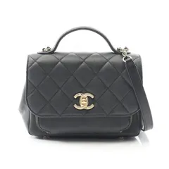シャネル CHANEL ショルダーバッグ ビジネス アフィニティ マトラッセ ブラック キャビアスキン(グレインドカーフ) マトラッセ ビジネス アフィニティ 2wayチェーンショルダーのサムネイル