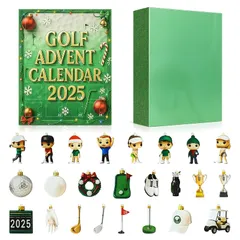【新品】 Advent Calendar 2025 アドベントカレンダー ブラインドボックス 24日間 カウントダウン クリスマスギフト ゴルフテーマ チャーム 飾り物 クリスマスツリー 飾り 男の子 女の子 クリスマスギフト サプライズ プレゼント Ch 1のサムネイル