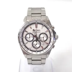 Ft633572 セイコー 腕時計 電池式クオーツ SBTR031 8T63-1T 白文字盤 メンズ SEIKO 中古