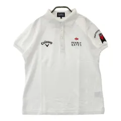 サイズ：2 PEARLY GATES パーリーゲイツ  半袖ポロシャツ くまモン キャロウェイ  ホワイト系 [240101559976] ゴルフウェア レディース ストスト