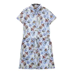 サイズ：M CALLAWAY キャロウェイ  半袖ワンピース 総柄 ブルー系 [240101560061] ゴルフウェア レディース ストスト