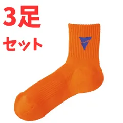 【新品・60%割引】卓球 ソックス 靴下 ユニフォーム V-NSX070 3足セット XL 2L O ヴィクタス VICTAS オレンジ 37455 ユニホーム