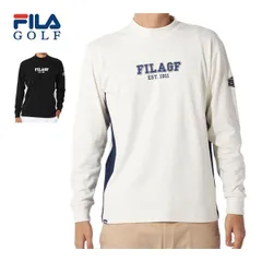 フィラゴルフ 両面起毛スムース モックネック 長袖シャツ ウェア メンズ 784-511 M-LL 