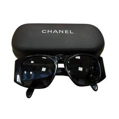 CHANEL ブラック サングラス ケース付き - メルカリ