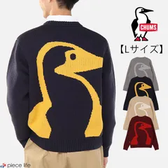 チャムス CHUMS ニット セーター メンズ レディース Big Booby Knit Crew Top ビッグブービーニットクルートップ トップス ブービーバード 袖リブ 大きめ ゆったり Lサイズ CH02-1247のサムネイル
