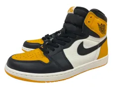 NIKE (ナイキ) Air Jordan 1 Retro High OG Taxi エアジョーダン1 レトロ ハイ スニーカー 555088-711 27.5cm US9.5 イエロー ブラック メンズ/065
