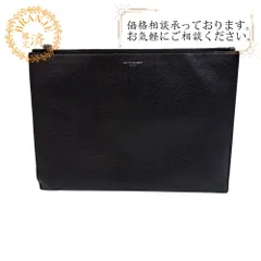 SAINT LAURENT サンローラン 397294     クラッチバッグ ブラック メンズのサムネイル
