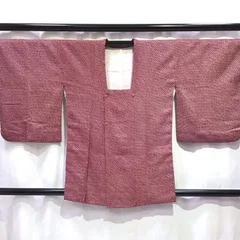 着物・道行コート・絞り・赤系地・No.200701-1740・梱包サイズ60