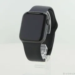 〔中古品〕 Apple Watch SE 第1世代 GPS 40mm スペースグレイアルミニウムケース ブラックスポーツバンド【377】