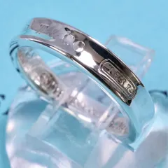 極美品12.5号 ティファニー 1837 ナロー スリム リング/25-1694S