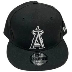 NEWERA (ニューエラ) ロサンゼルスエンゼルス CAP ワンサイズ ブラック×ホワイト メンズ/006