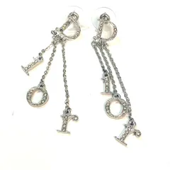 Christian Dior　クリスチャンディオール　DIOR　ロゴ　チャームピアス　：A3225