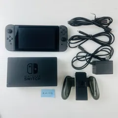 ◇KM108【すぐ遊べるセット】【充電グリップセット】ニンテンドー Nintendo スイッチ Switch バッテリー強化版  HAC-001(-01) ジョイコン×2個 ドッグ HDMIケーブル ACアダプター 充電グリップ(＋AtoC USBコネクター）