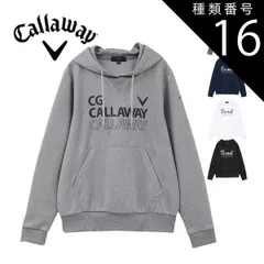 種類16：ブラック(1010)/S キャロウェイ レディース ゴルフウェア ダンボール スウェット プルオーバー パーカー C24117203 S-LL 