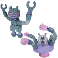 【新品・4営業日で発送】バイキンUFOトダダンダンDXS まげて のばして くっつけて くねくねチューブメカシリーズ バイキンUFOとだだんだん DXセット