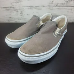 VANS SLIP ON バンズ スリッポン 22.5cm ベージュ 薄茶 V98CLA L11119