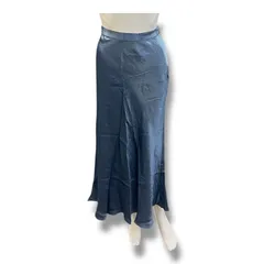 参考上代17600円 未使用品 HeRIN.CYE Satin mermaid skirt サテンマーメイドスカート ロングスカート ヘリンドットサイ 530HST31-1640 ブルー F 618A1のサムネイル