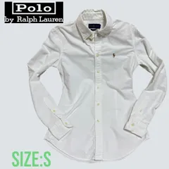 ラルフローレン レディース 古着 長袖 無地 ポニー刺繍　#55231