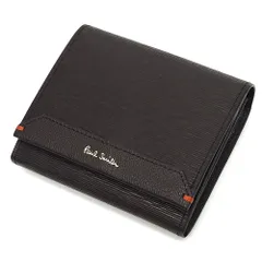 未使用品 Paul Smith レザーウォレット 財布 ダークブラウン BPS400 ポールスミス メンズ 5CH/K06212/KOV17/