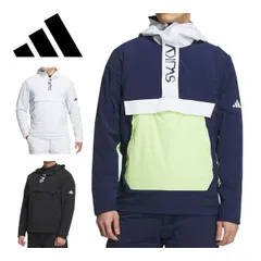 アディダス ゴルフウェア メンズ WIND. RDY ワーディング ハーフジップ アノラック フーディ ジャケット MKS26 M-XL 